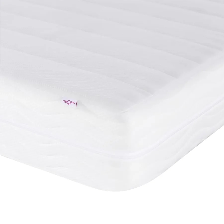 Lit avec matelas gris clair 140x200 cm velours - 9
