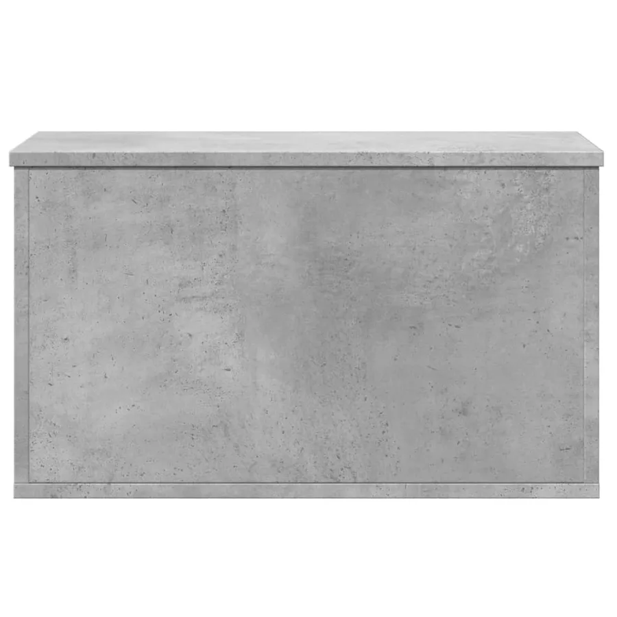 Boîte de rangement gris béton 60x35x35 cm bois d'ingénierie - 4