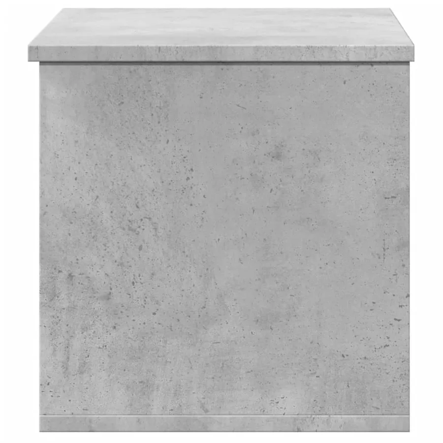 Boîte de rangement gris béton 60x35x35 cm bois d'ingénierie - 5