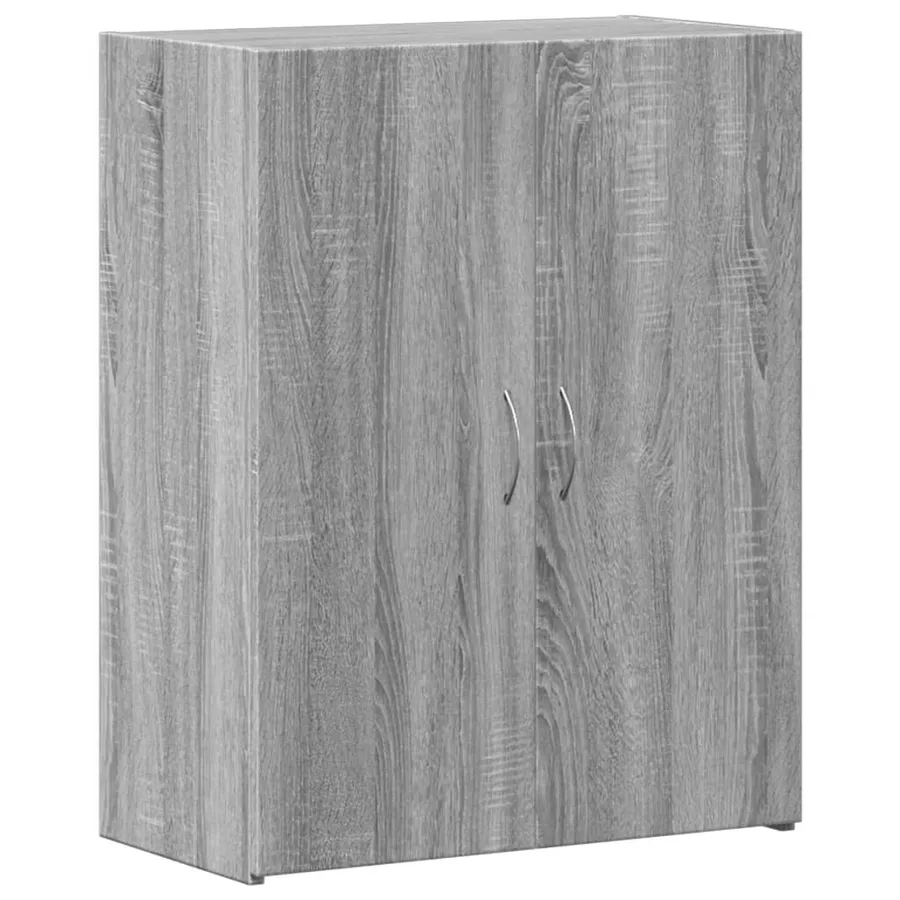 Armoire de classement sonoma gris bois d'ingénierie - 2