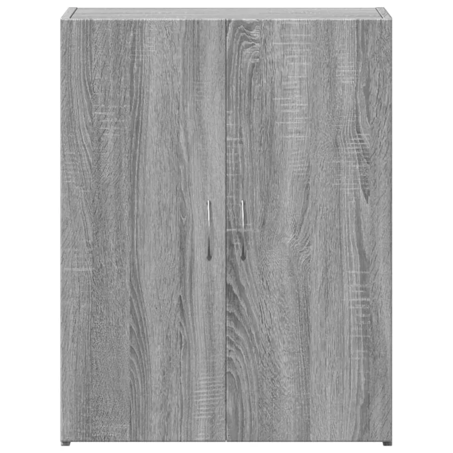 Armoire de classement sonoma gris bois d'ingénierie - 4