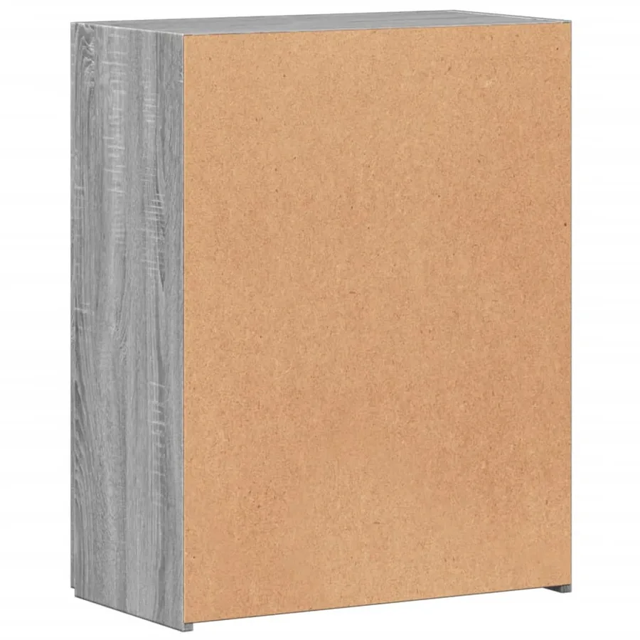 Armoire de classement sonoma gris bois d'ingénierie - 6