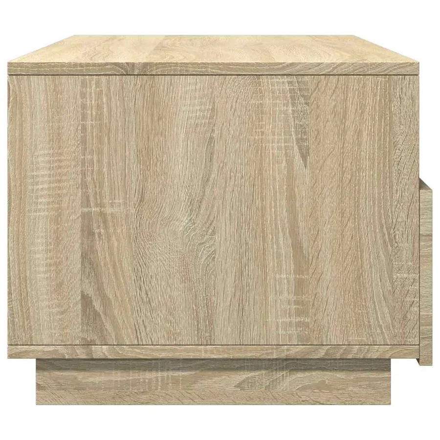 Table basse avec lumières LED chêne sonoma 90x49x40 cm - 6