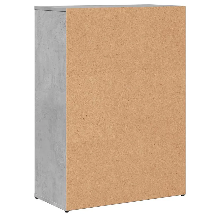 Buffet gris béton 60x30x84 cm bois d'ingénierie - 7