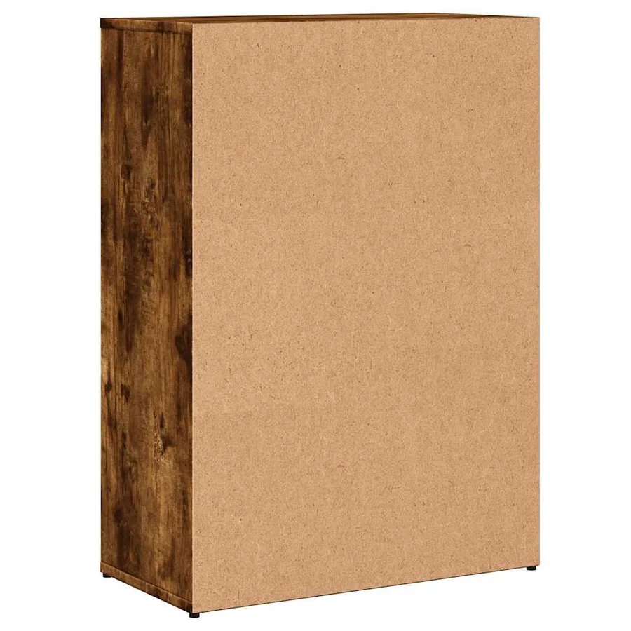 Buffets 2 pcs chêne fumé 60x30x84 cm bois d'ingénierie - 7