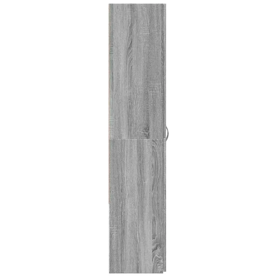 Armoire de classement sonoma gris 60x32x153cm bois d'ingénierie - 5