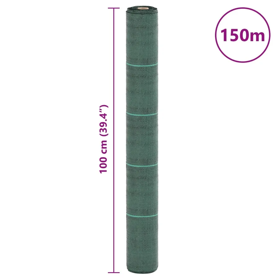 Membrane anti-mauvaises herbes vert 1x150 m PP - 8