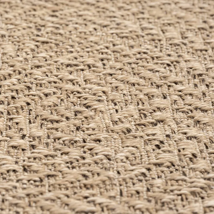 Tapis ZIZUR 100x200 cm aspect de jute intérieur et extérieur - 7