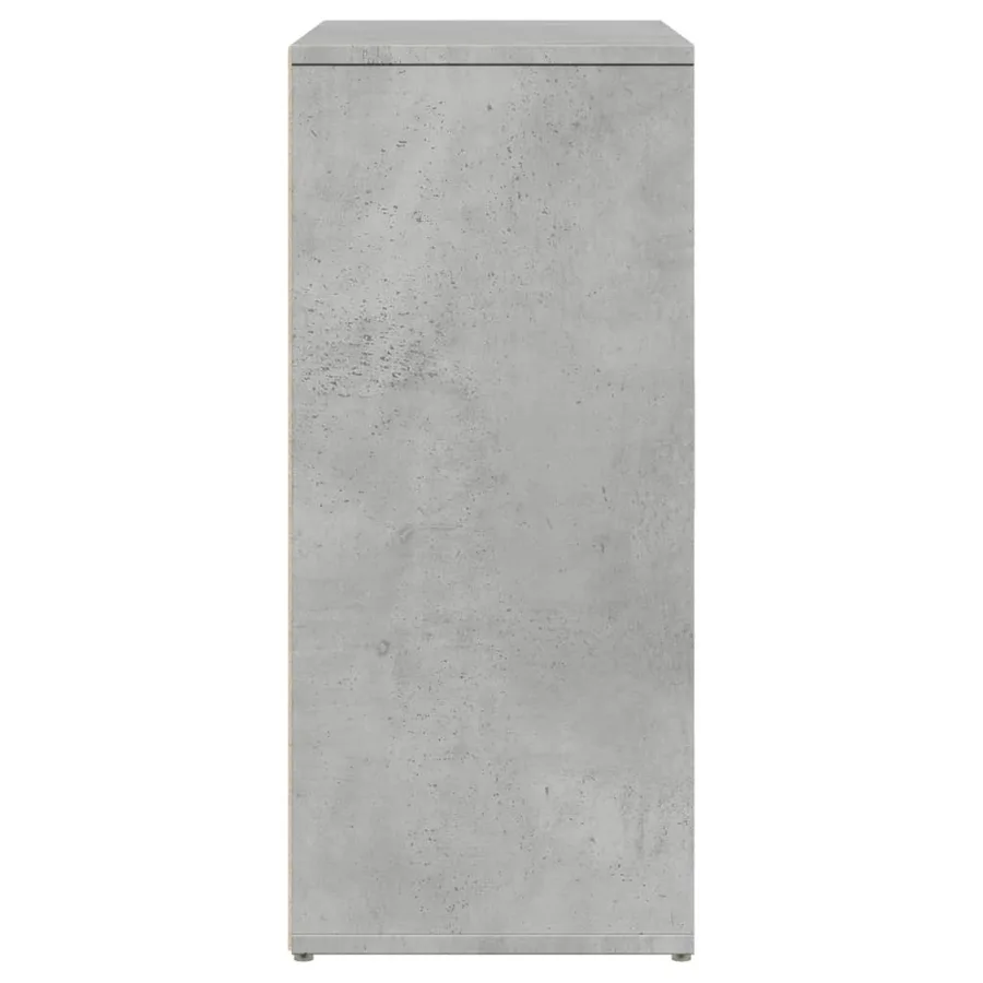 Buffet gris béton 60x31x70 cm bois d'ingénierie - 6