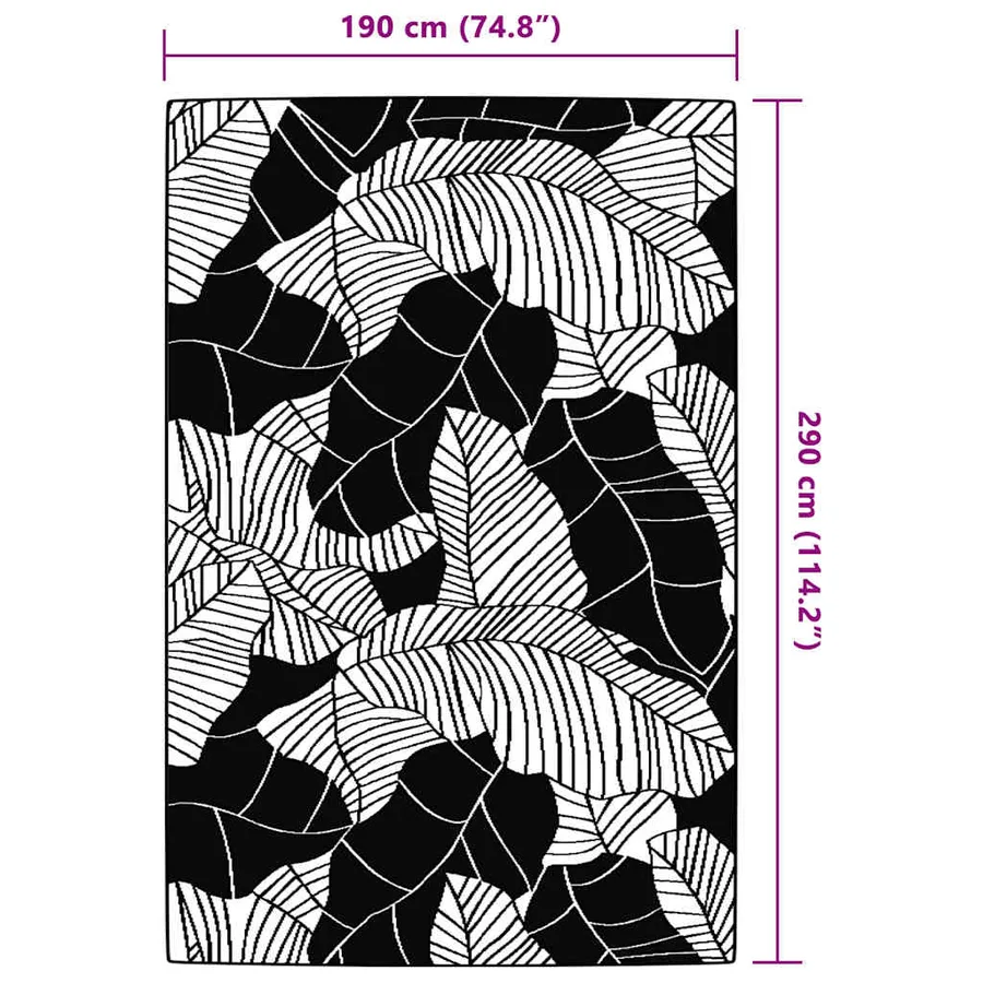 Tapis d'extérieur ARAKIL vert 190 x 290 cm PP - 6
