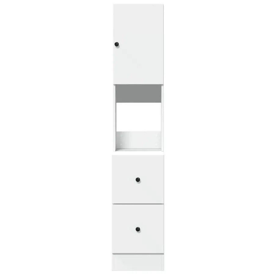Armoire de cuisine blanc 35x50x180 cm bois d'ingénierie - 4