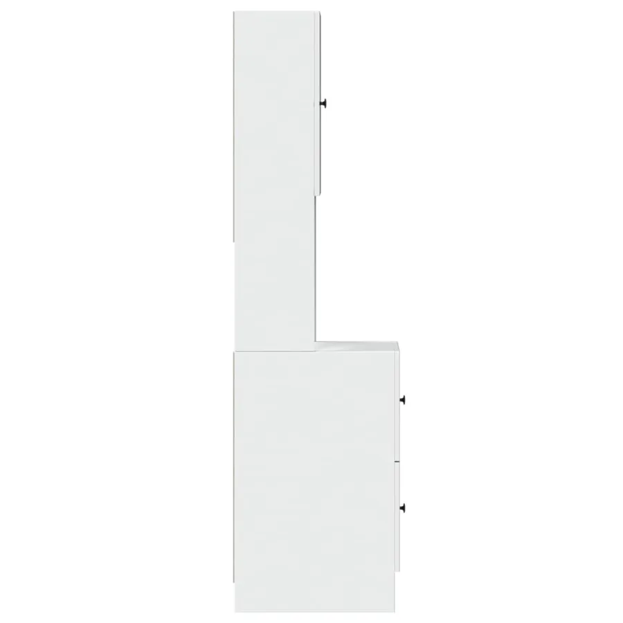 Armoire de cuisine blanc 35x50x180 cm bois d'ingénierie - 5