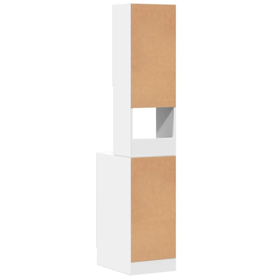 Armoire de cuisine blanc 35x50x180 cm bois d'ingénierie - 6