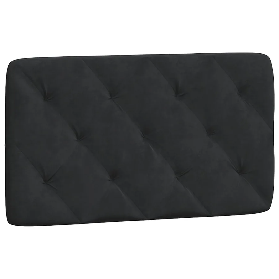 Cadre de lit avec LED sans matelas noir 80x200 cm velours - 9