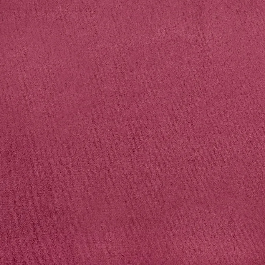 Canapé à 3 places et repose-pieds Rouge bordeaux 180 cm Velours - 6