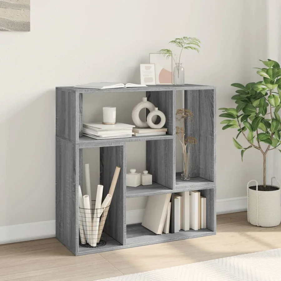 Meubles TV 2 pcs sonoma gris 75x30x50 cm bois d'ingénierie - 4