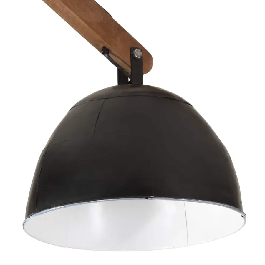 Plafonnier 25 W noir 29x18x85 cm E27 - 5