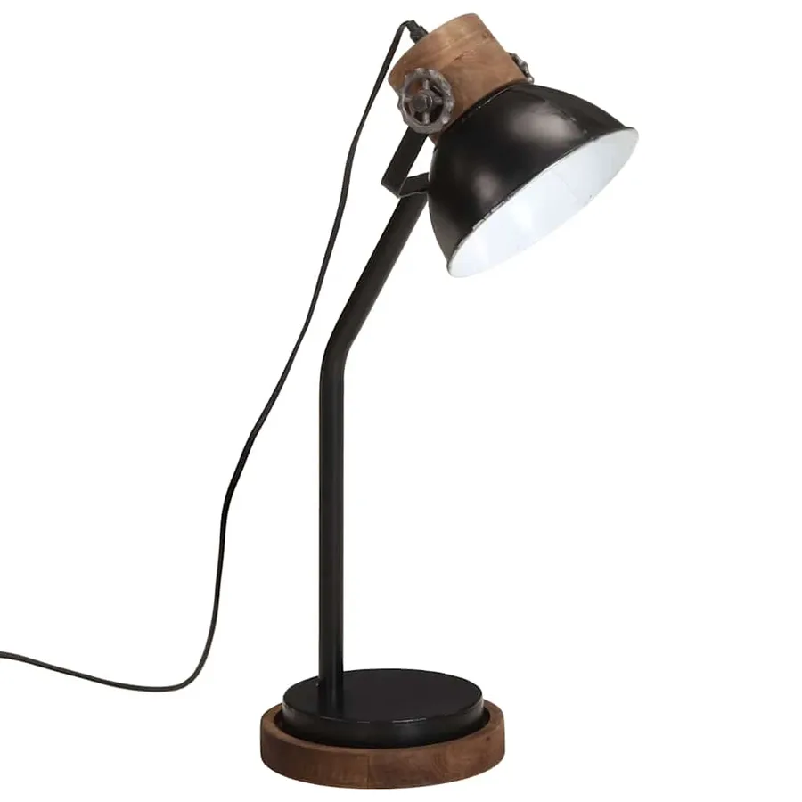 Lampe de bureau 25 W noir 18x18x60 cm E27 - 2