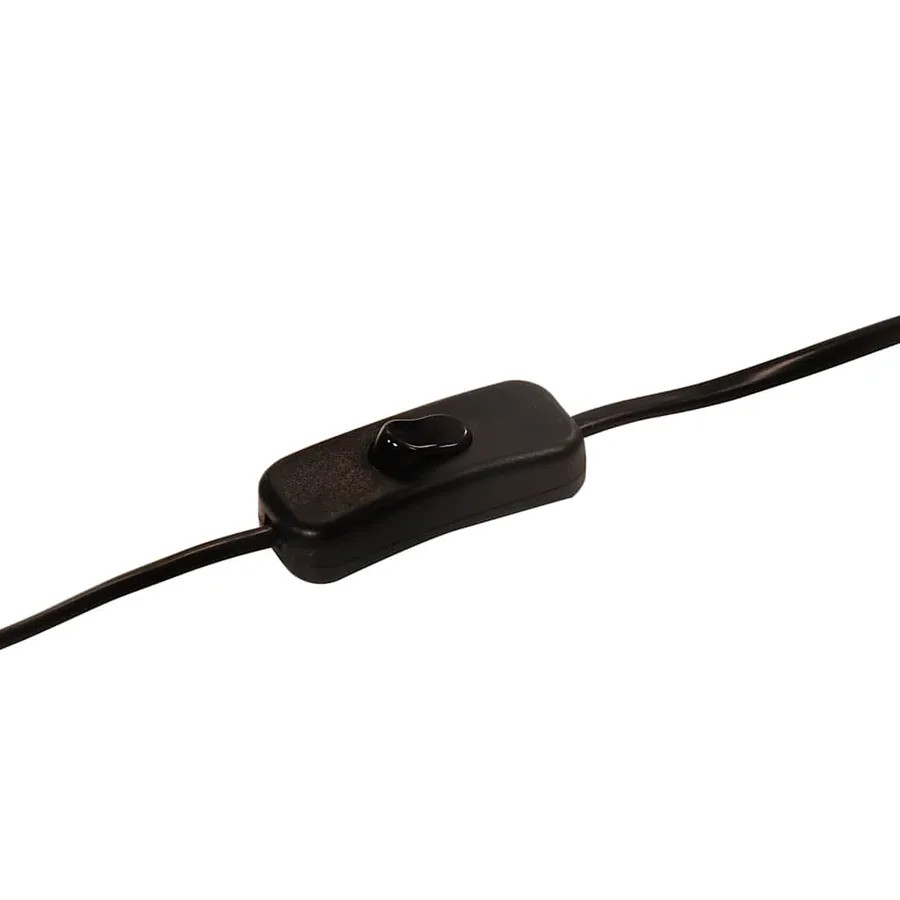 Lampe de bureau 25 W noir 18x18x60 cm E27 - 9