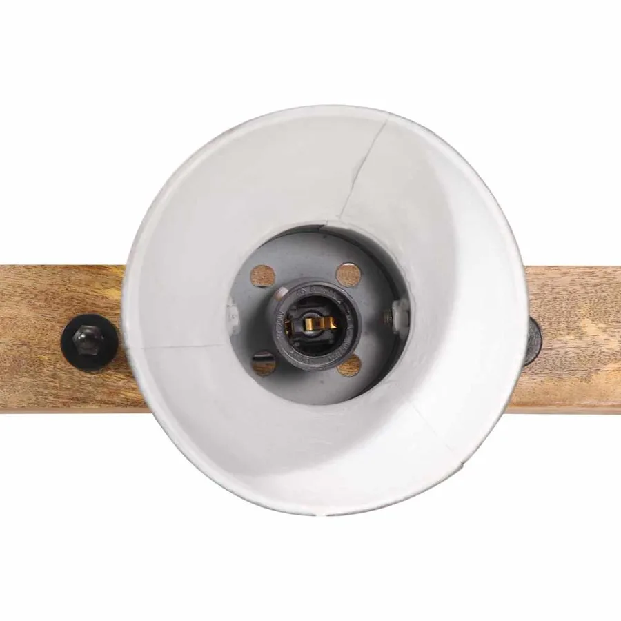 Lampe murale 25 W bleu délavé 65x25 cm E27 - 4