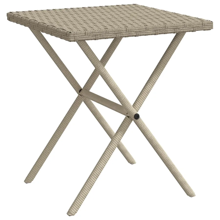 Chaises longues lot de 2 avec table gris clair résine tressée - 8