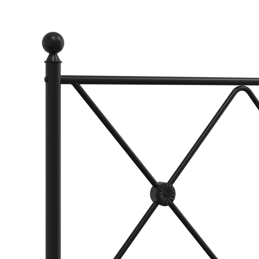 Tête de lit de remplacement métal noir 80 cm - 5