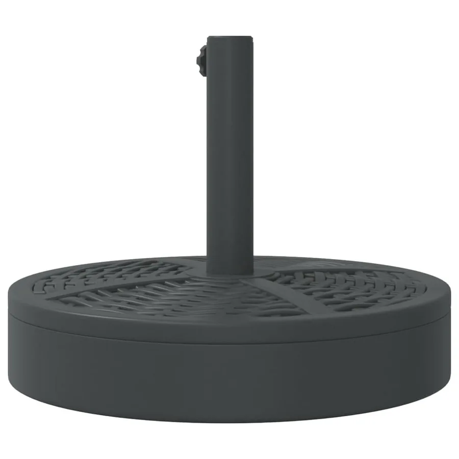Base de parasol pour mâts Ø38 / 48 mm 25 kg rond - 6