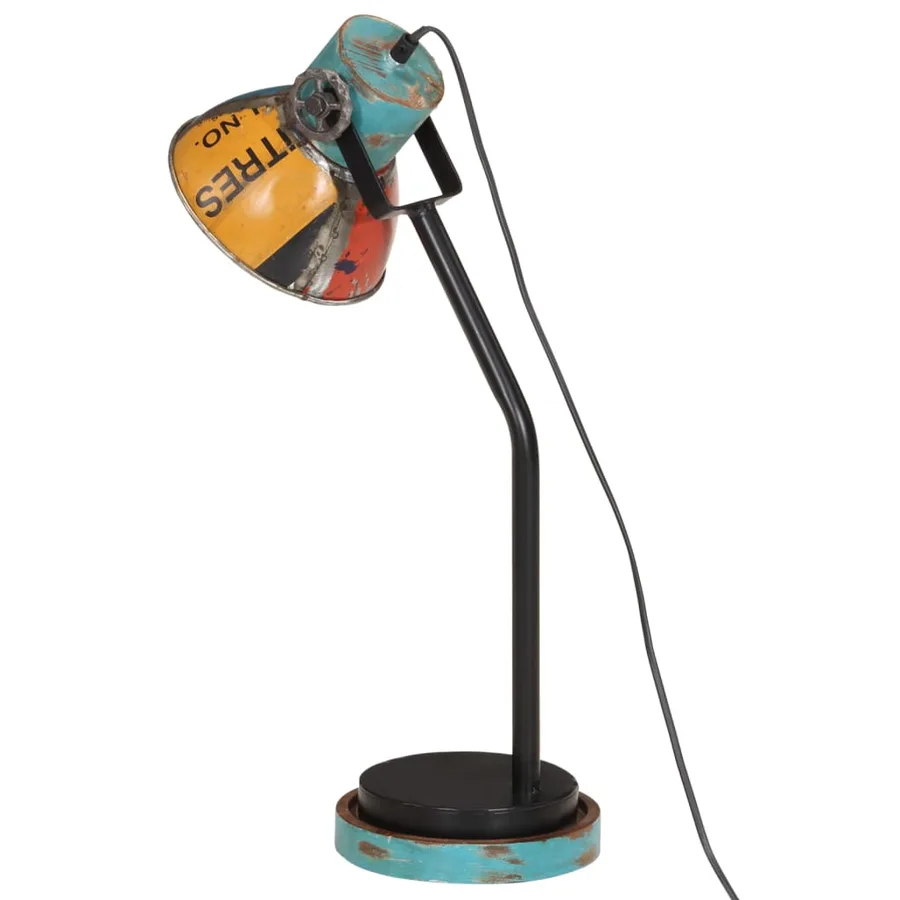 Lampe de bureau 25 W multicolore 18x18x60 cm E27 - 5