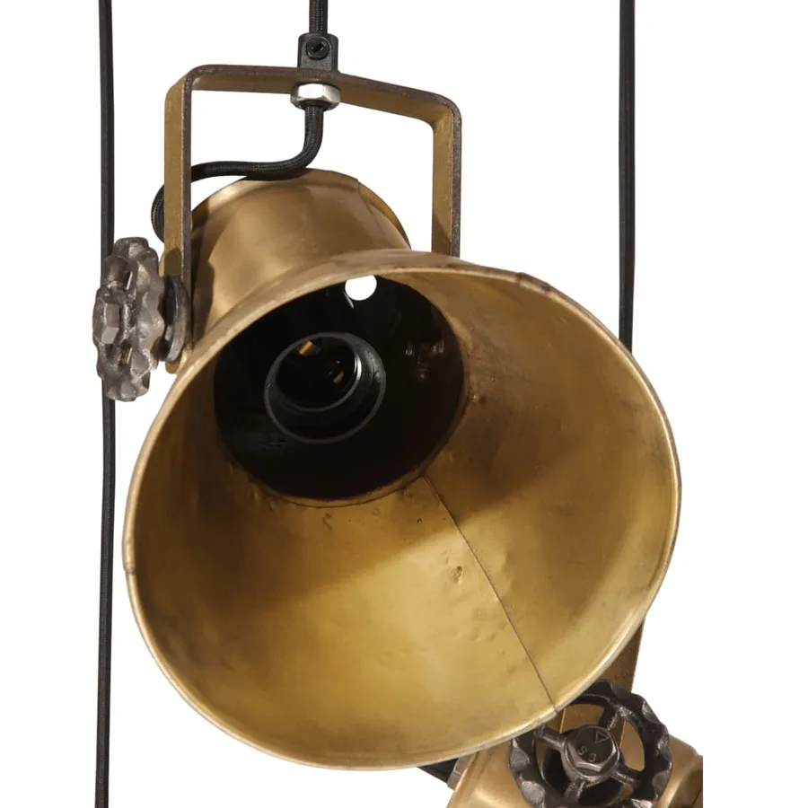 Lampe suspendue 25 W laiton antique 30x30x100 cm E27 - 4