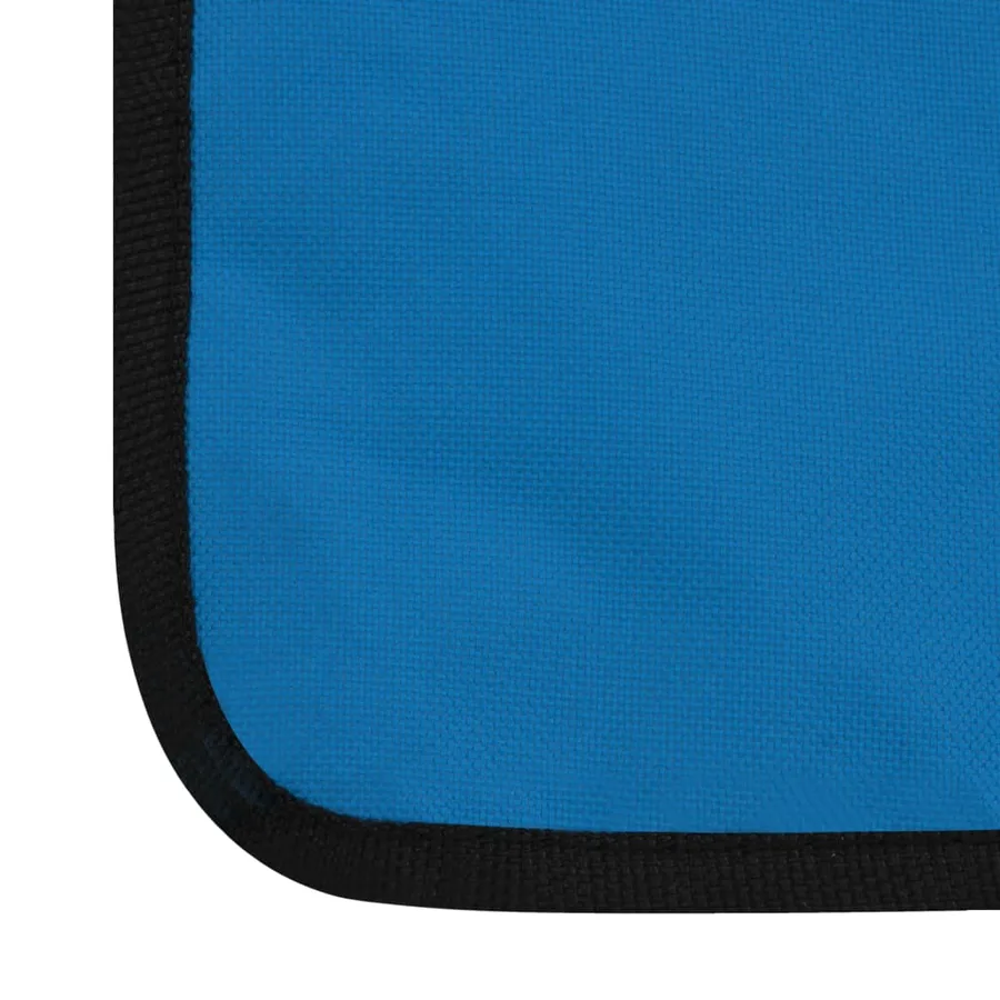 Tapis de plage pliables 2 pcs Acier et tissu Gris - 34