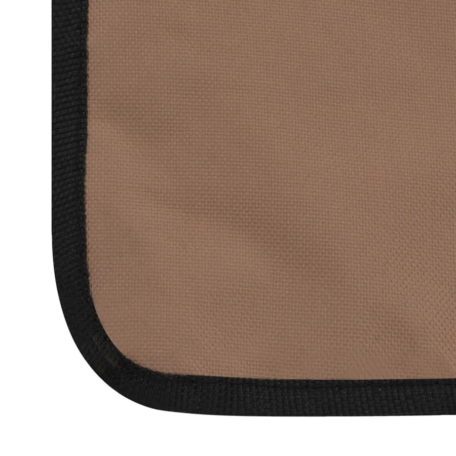 Tapis de plage pliables 2 pcs Acier et tissu Gris - 46