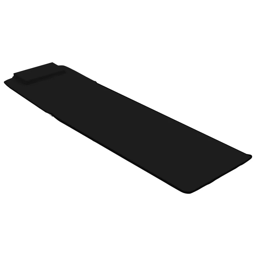 Tapis de plage pliables 2 pcs Acier et tissu Gris - 54