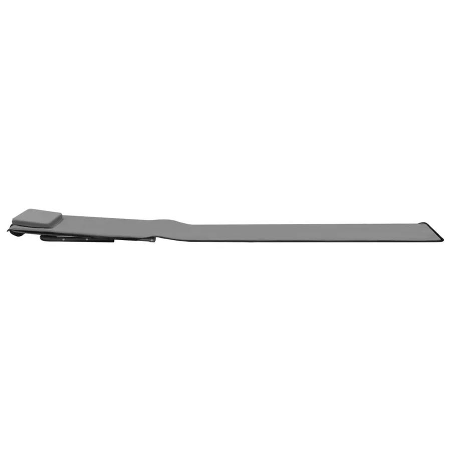 Tapis de plage pliables 2 pcs Acier et tissu Gris - 8