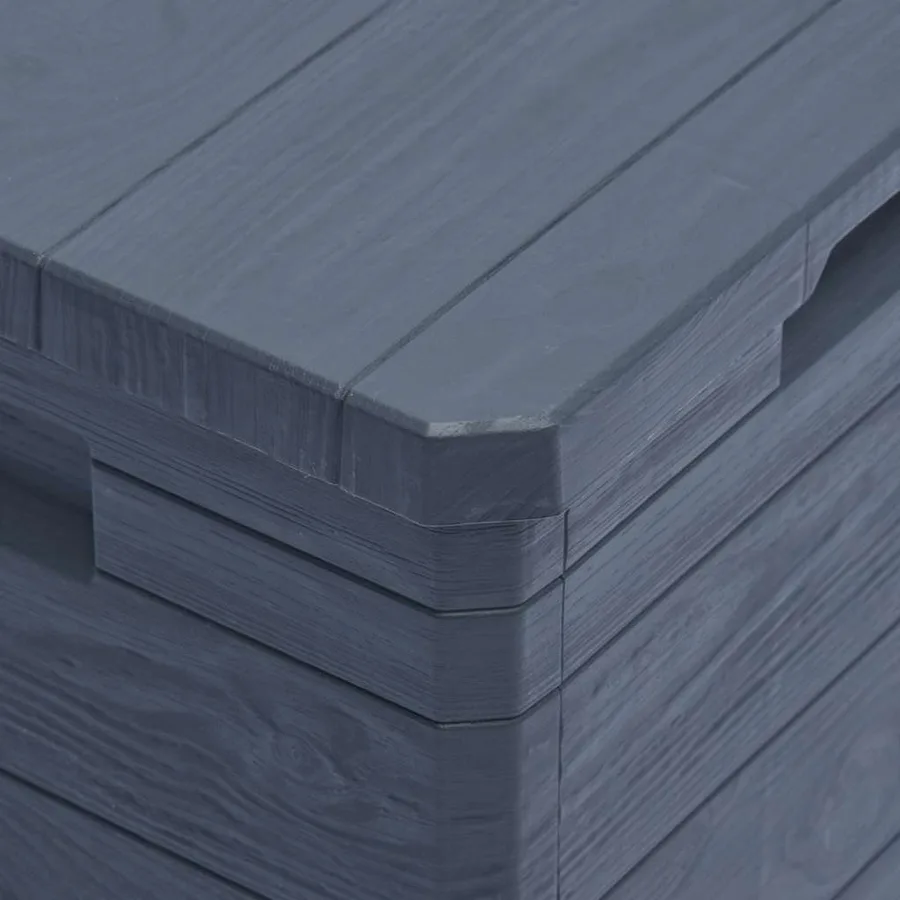 Boîte de rangement de jardin 90 L Anthracite - 10
