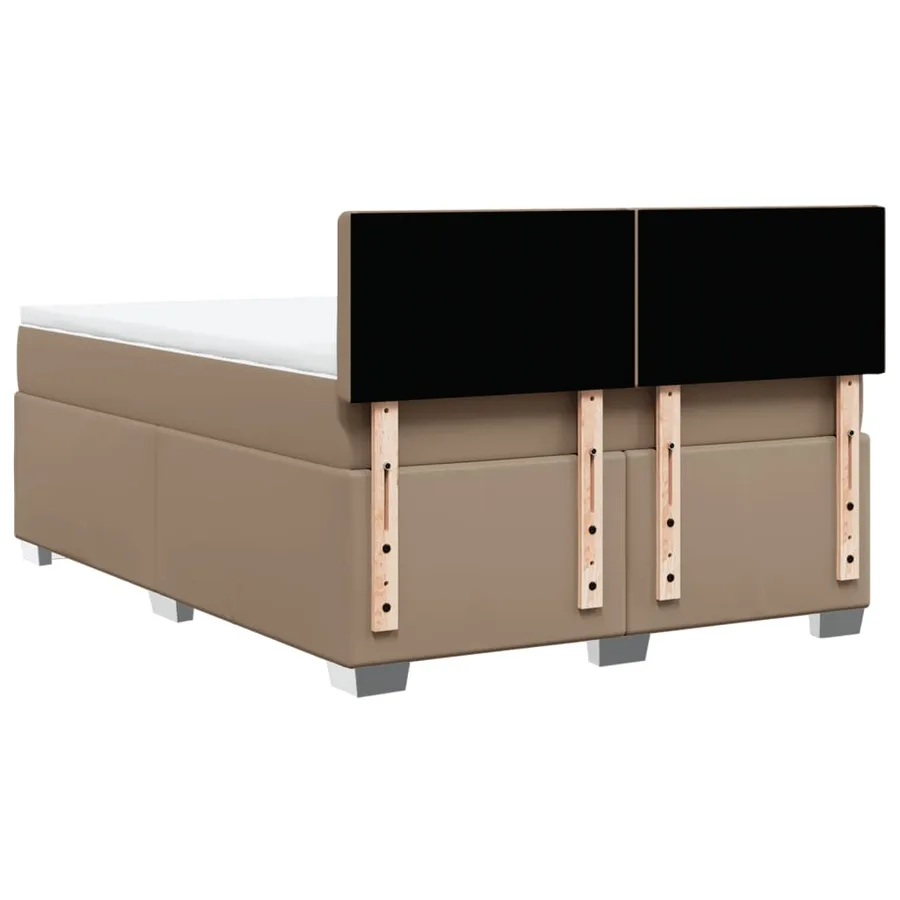 Sommier à lattes de lit avec matelas Cappuccino 140x190 cm - 12