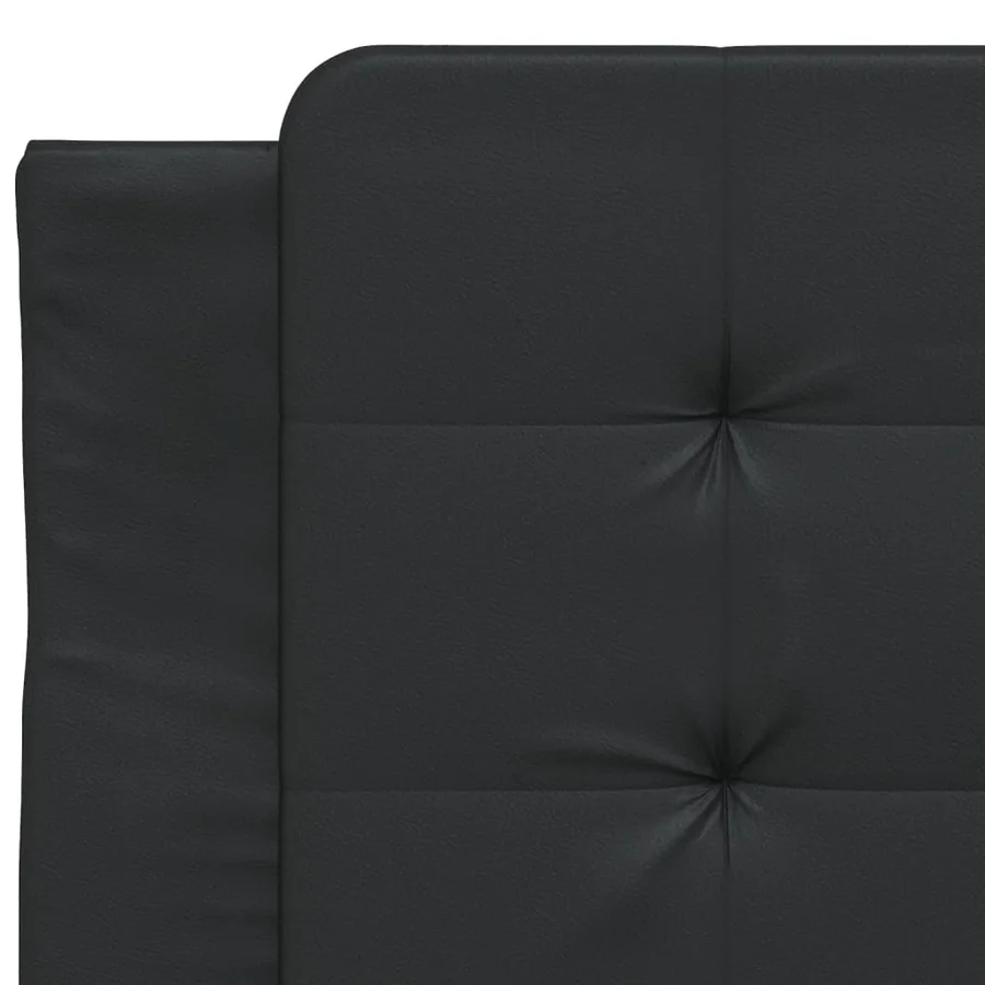 Coussin de tête de lit Zadar noir 90 cm similicuir - 7
