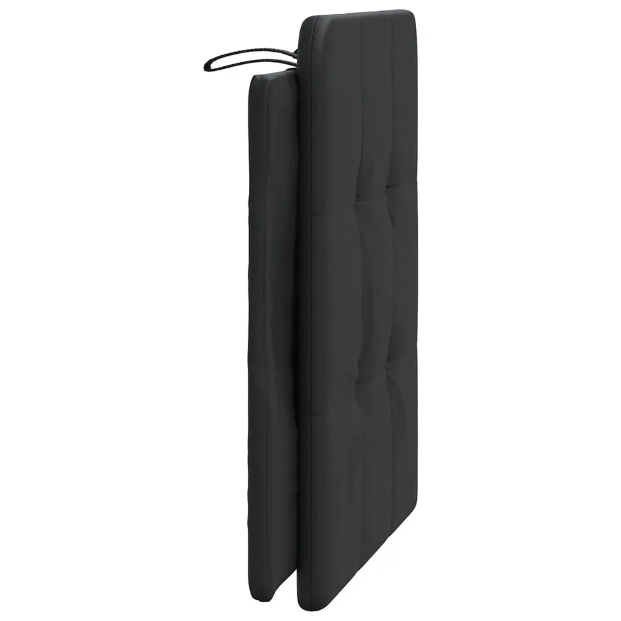Coussin de tête de lit Zadar noir 80 cm similicuir - 5