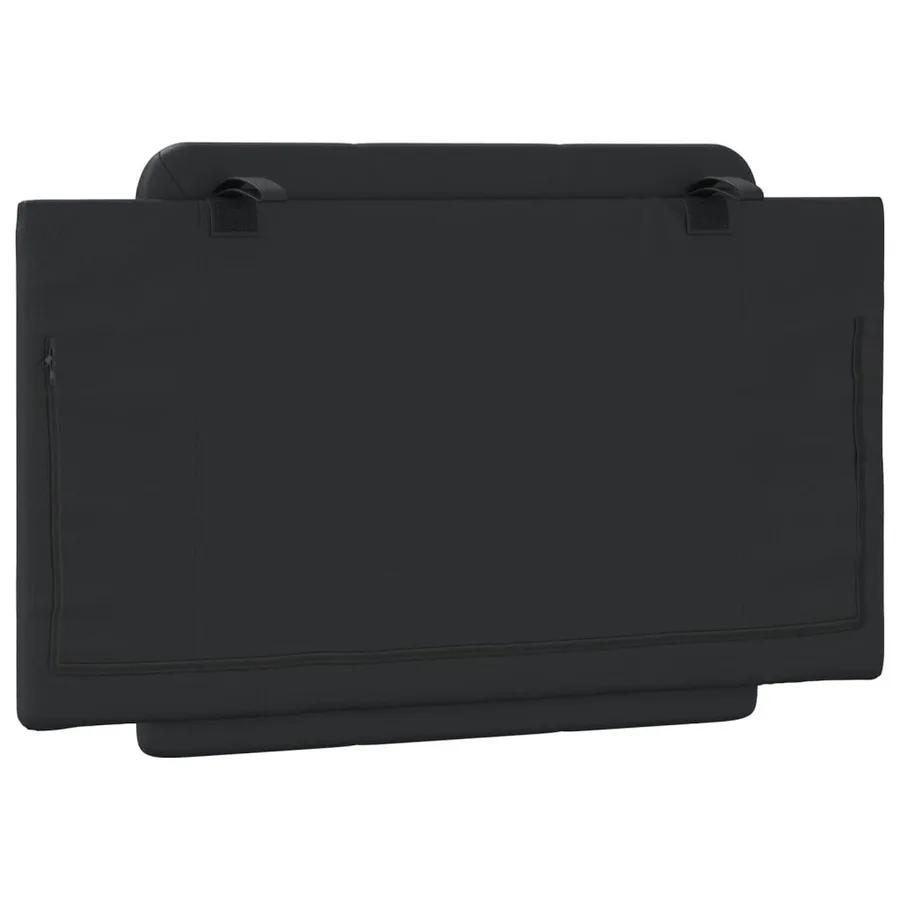 Coussin de tête de lit Zadar noir 80 cm similicuir - 6