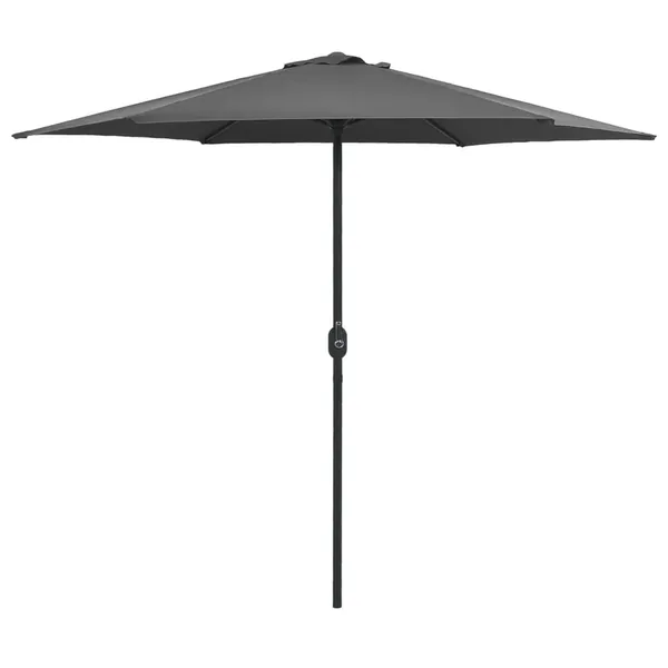 Garden parasol and aluminium pole 270x246 cm Anthracite