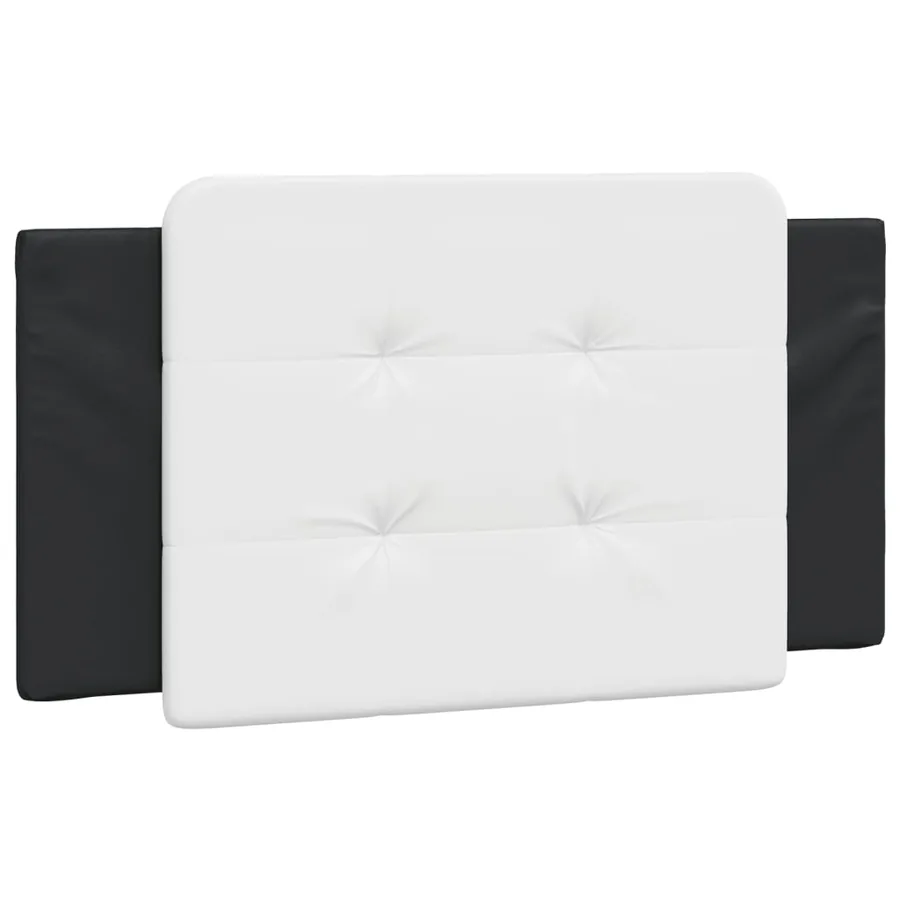 Coussin de tête de lit Zadar noir et blanc 100 cm similicuir - 2