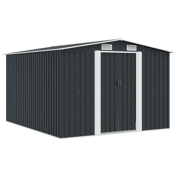 Abri de jardin 257x298x178 cm Métal Anthracite
