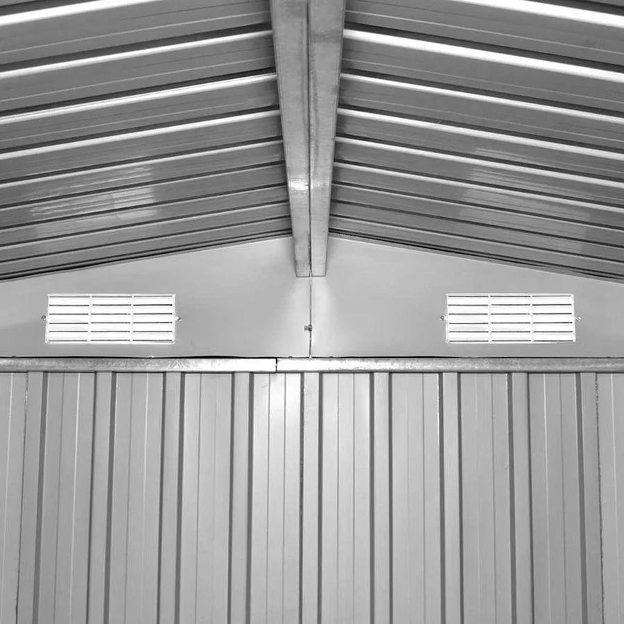 Abri de jardin 257x298x178 cm Métal Anthracite - 10