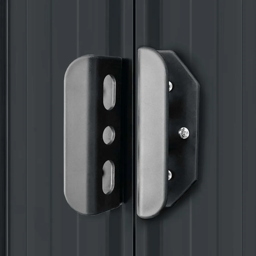 Abri de jardin 257x298x178 cm Métal Anthracite - 9