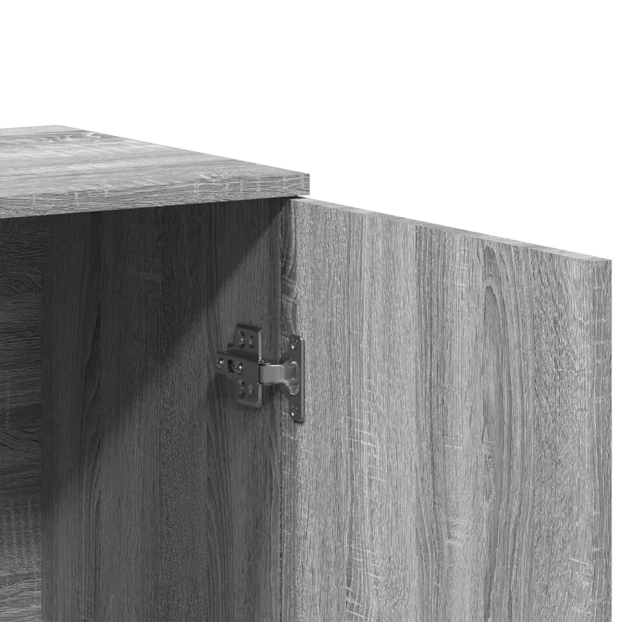Buffets 3 pcs Sonoma gris Bois d'ingénierie - 7