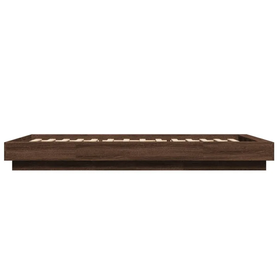 Cadre de lit avec lumières LED sans matelas 90x200 cm - 6