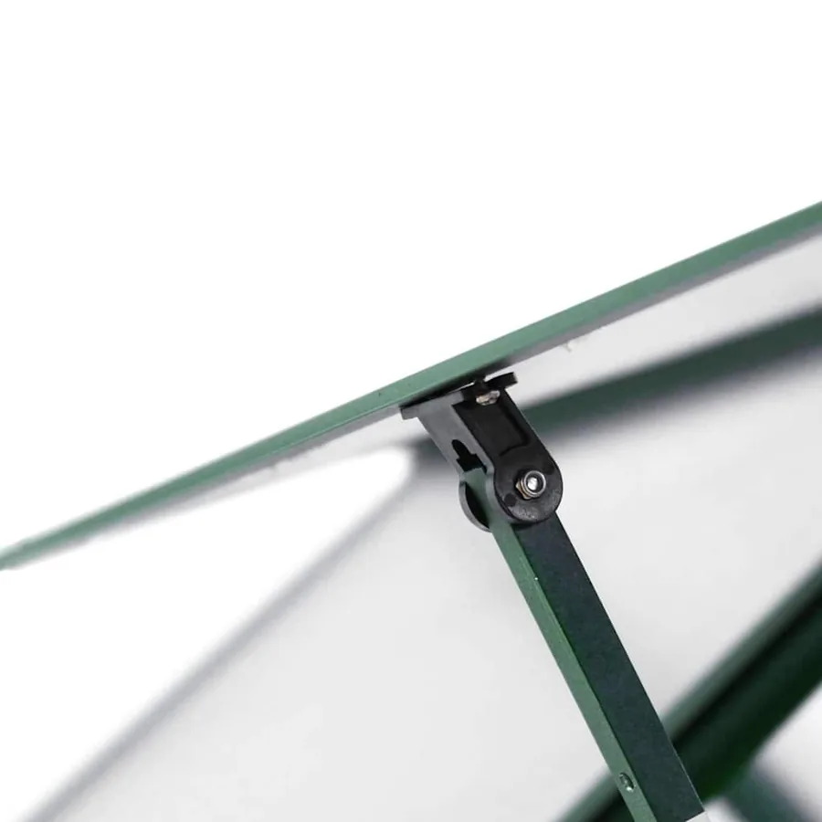 Serre avec cadre de base vert 224x169x202 cm aluminium - 8