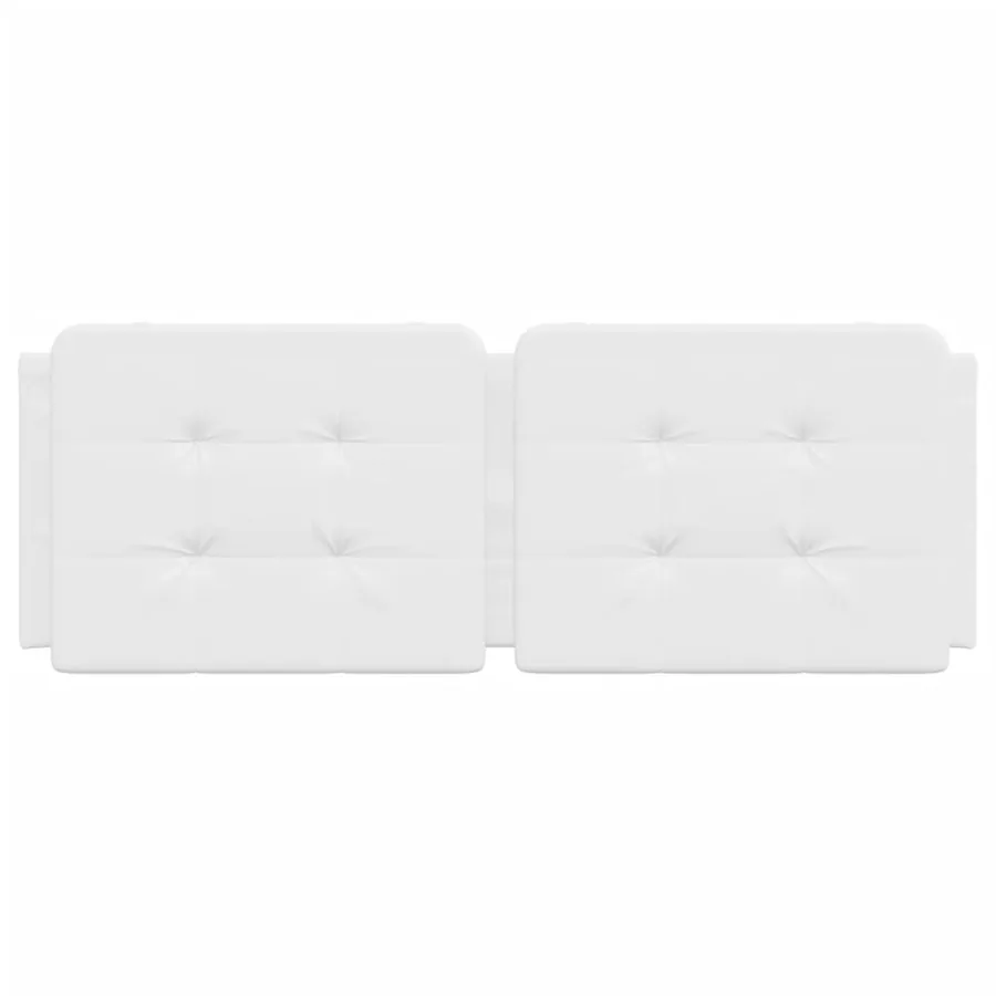 Coussin de tête de lit Zadar blanc 140 cm similicuir - 4