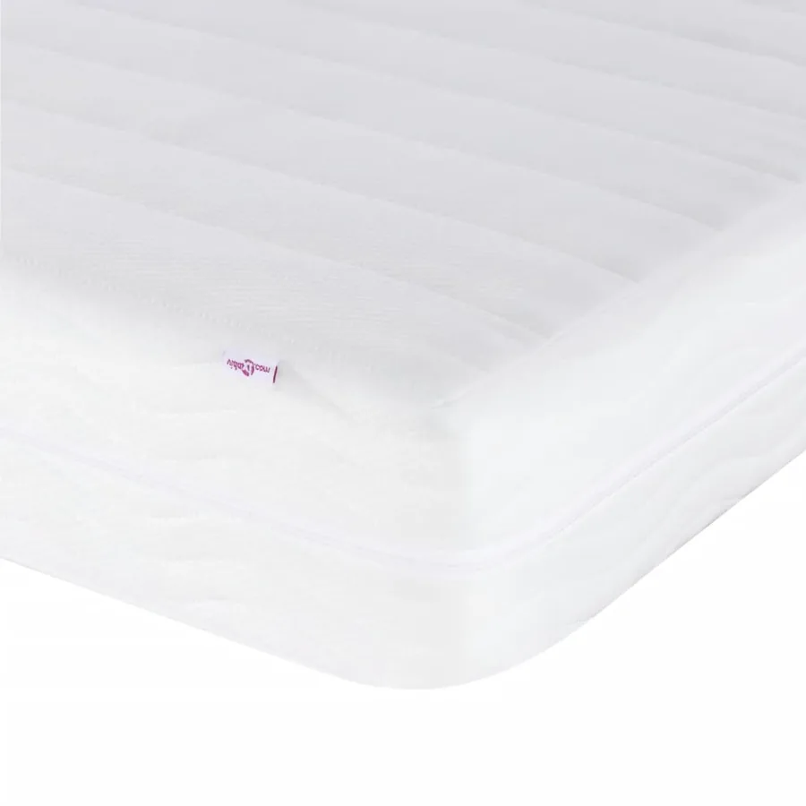 Cadre de lit sans matelas Zadar blanc 140x200 cm similicuir - 9