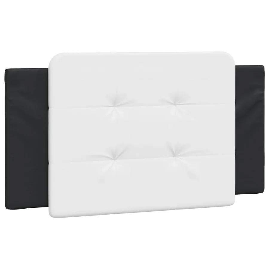 Coussin de tête de lit Zadar noir et blanc 100 cm similicuir - 2