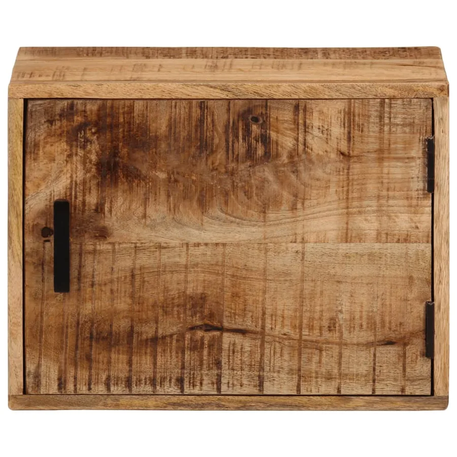 Table de chevet murale 40x30x25 cm bois de manguier massif - 3